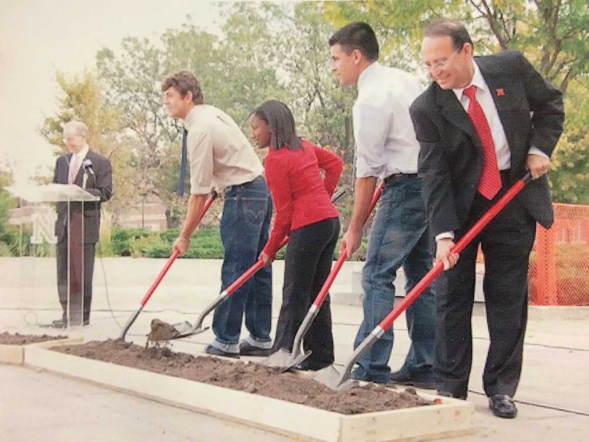 Jackie Gaughan Multicultural Center groundbreaking ceremony at UNL