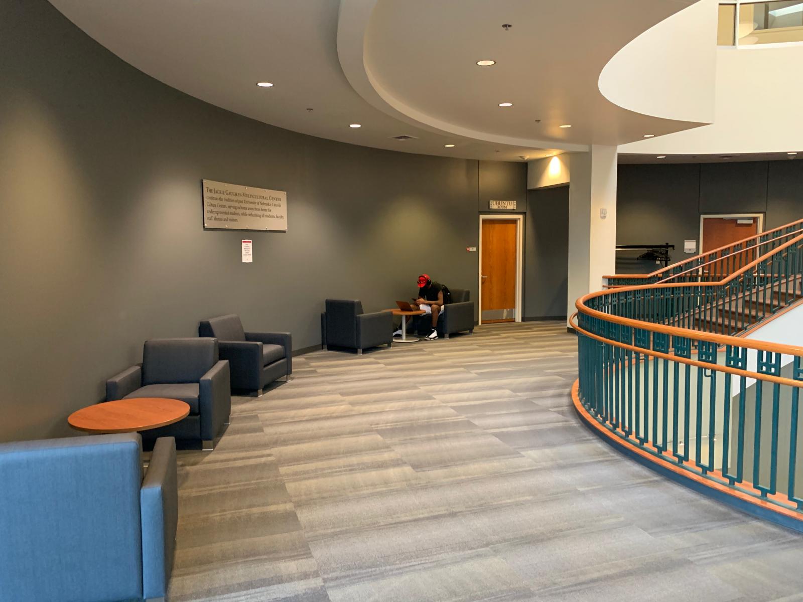 Jackie Gaughan Multicultural Center, 2nd level.