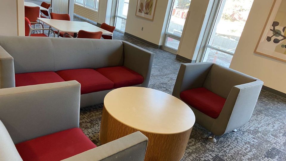 Abel Hall lounge area