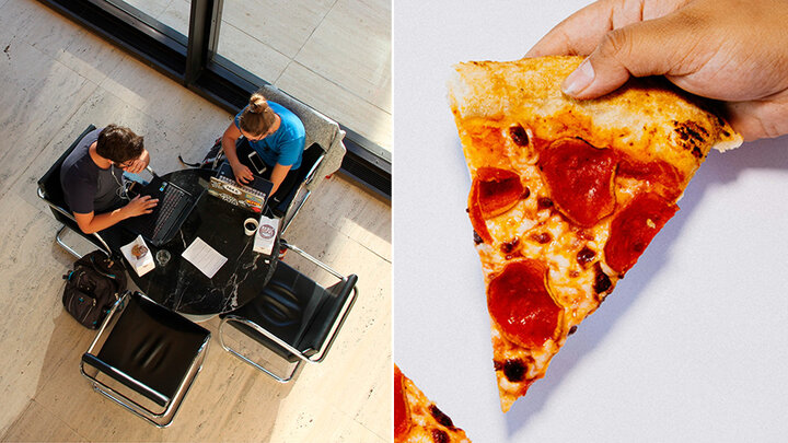 Study at Sheldon; Pizza for FriYAY Unwind