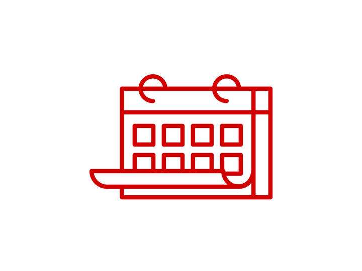 icon of a calendar
