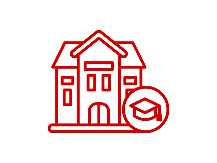 an icon image of university housing