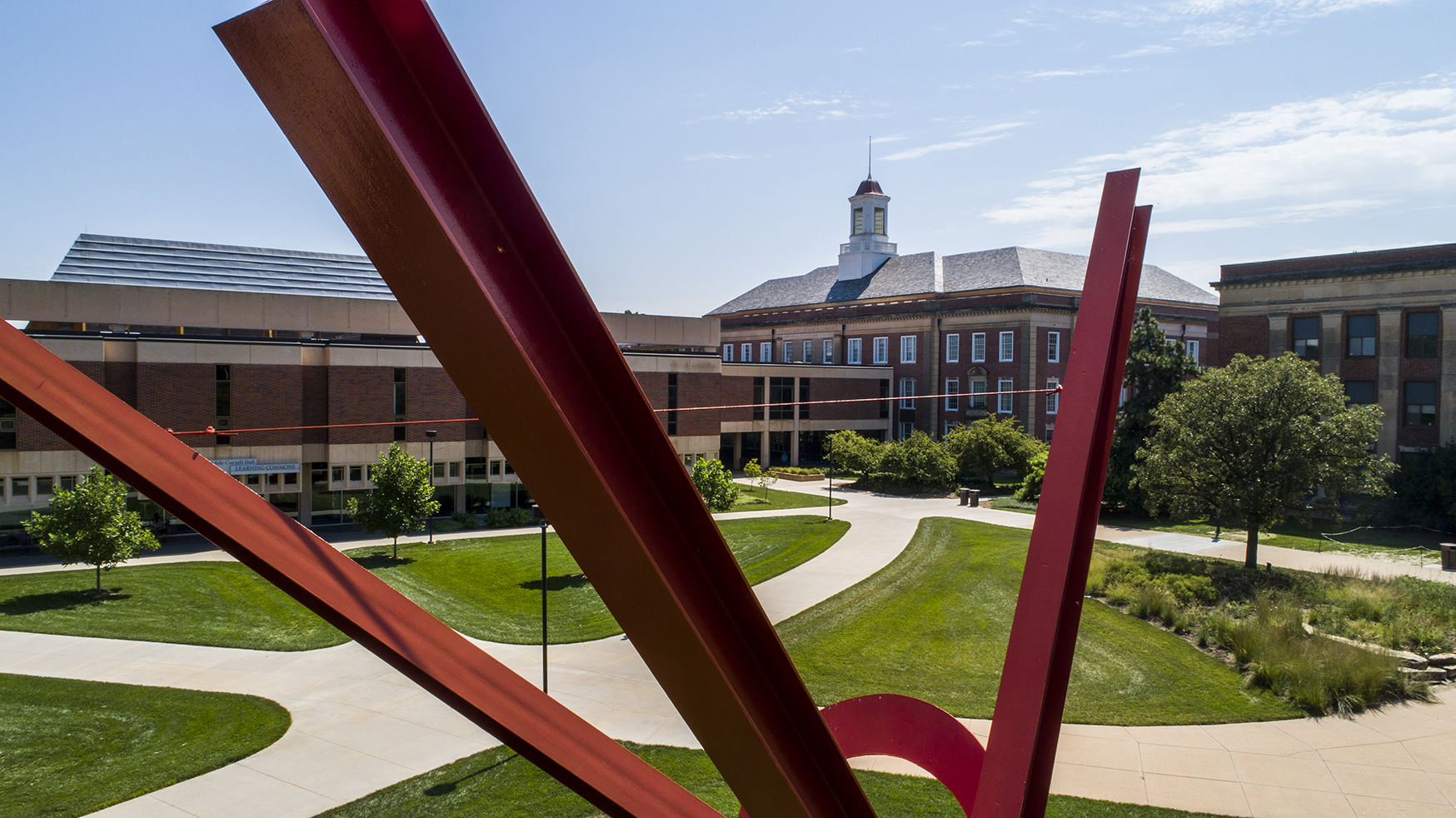 Aerial views of City Campus. [Craig Chandler | University Communication]