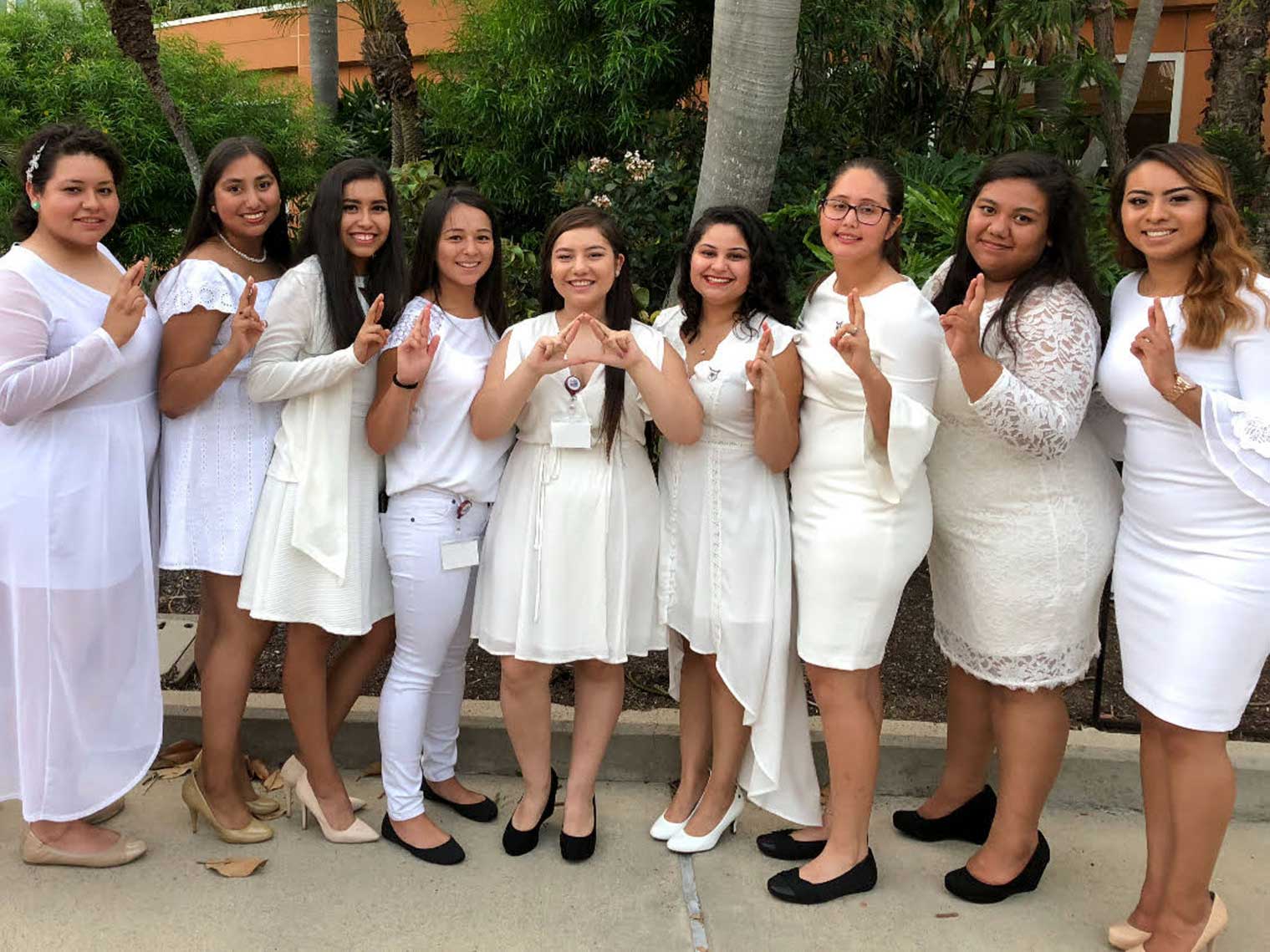 Members of Delta Xi Nu at the University of Nebraska-Lincoln