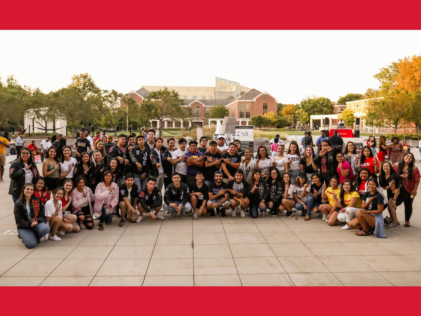 Numerous organizations comprise the Multicultural Greek Council at the University of Nebraska-Lincoln. [courtesy image. photo taken prior to COVID-19 pandemic]