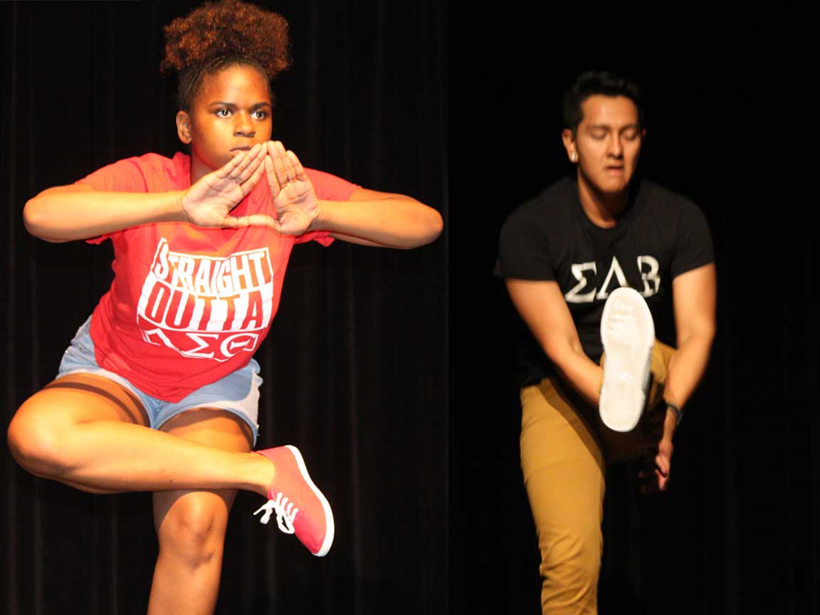 Delta Sigma Theta and Sigma Lambda Beta at University of Nebraska-Lincoln win the Stroll Off competition.