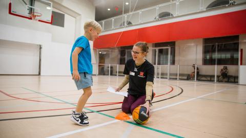 Hailey Klein, a graduate student from Dubuque, Iowa, has always known she wanted to work with kids.