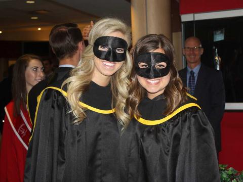 Ivy Day 2016 members of Mortar Board at UNL