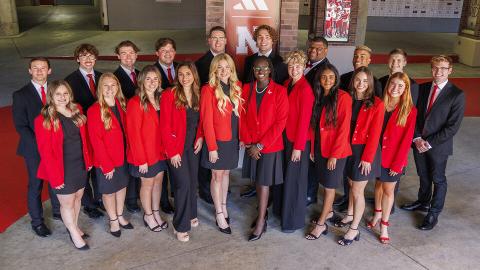 University of Nebraska–Lincoln Homecoming Royalty Court 2023. [Mike Jackson | Student Affairs Marketing and Communication]